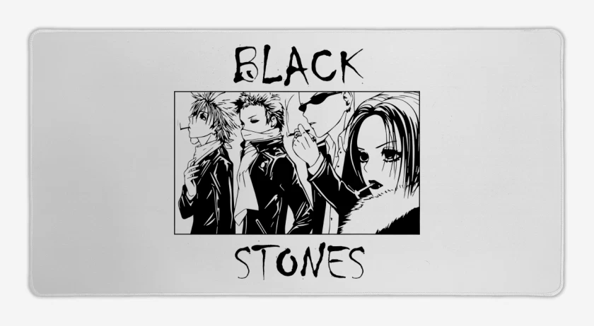 Mouse pad Gamer Blanco de Black Stones I