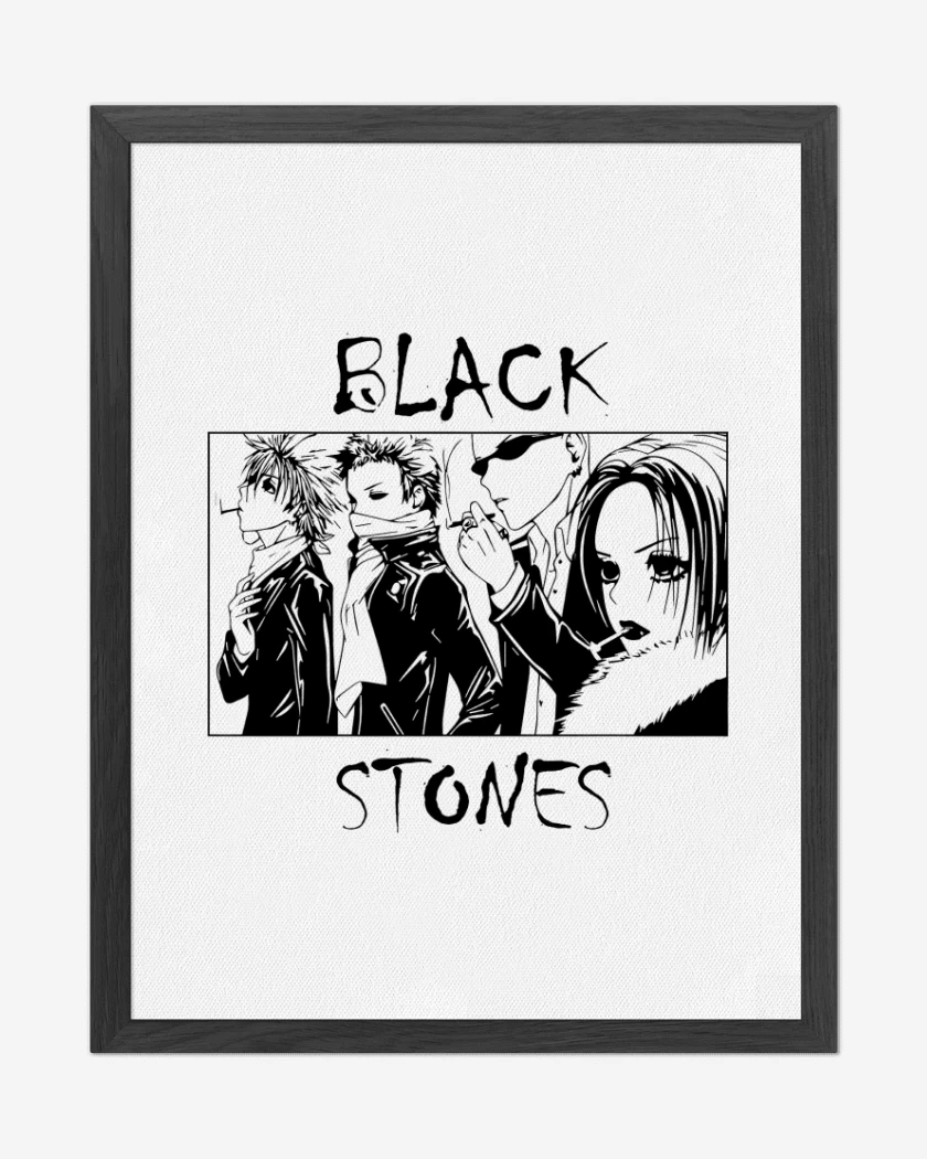 Cuadro decorativo Black Stones I