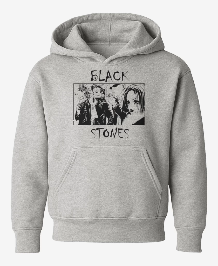 Poleron de niño Gris Melange de Black Stones I