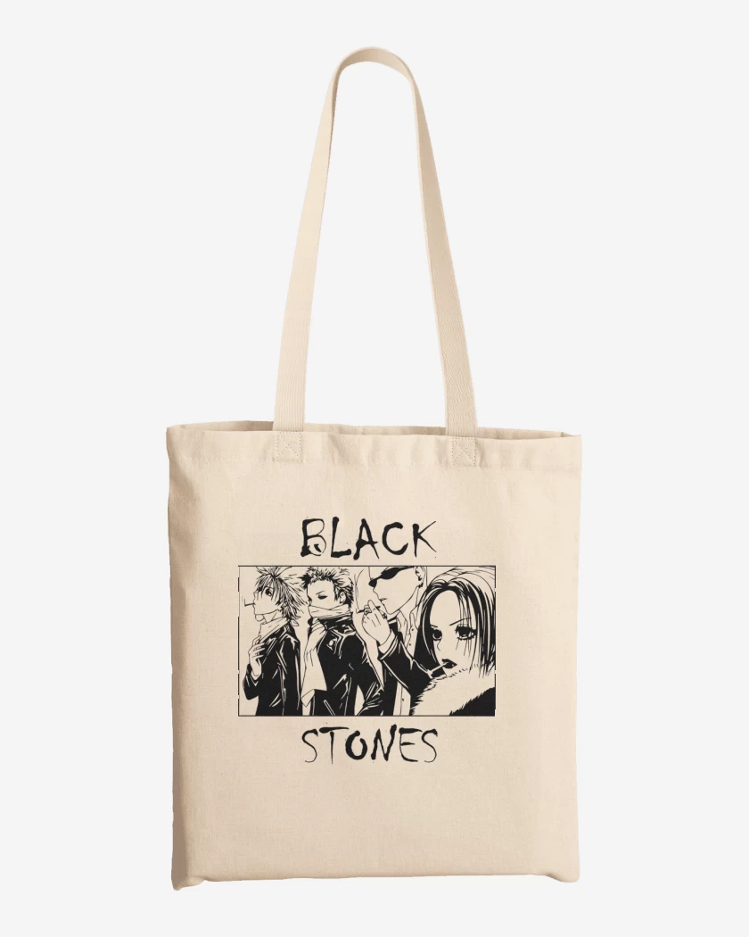 Totebag Black Stones I