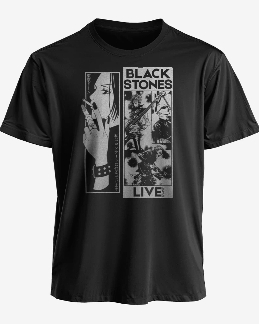 Polera Black Stones Live