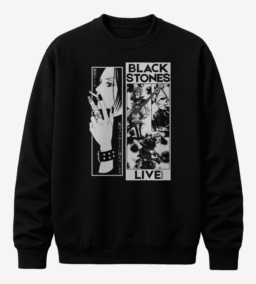 Poleron polo Black Stones Live