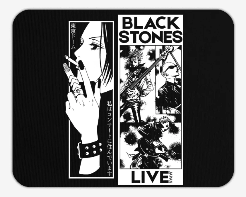 Mousepad Black Stones Live