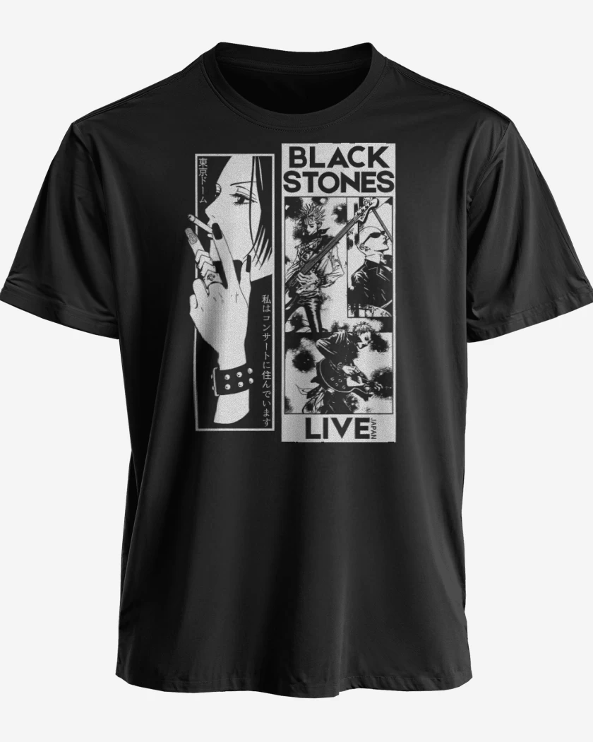 Polera premium Negro de Black Stones Live