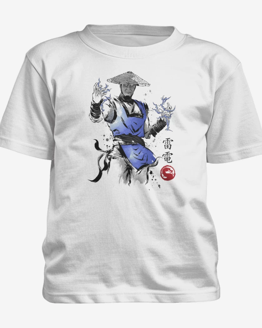 Polera de niño Blanco de Thunder God
