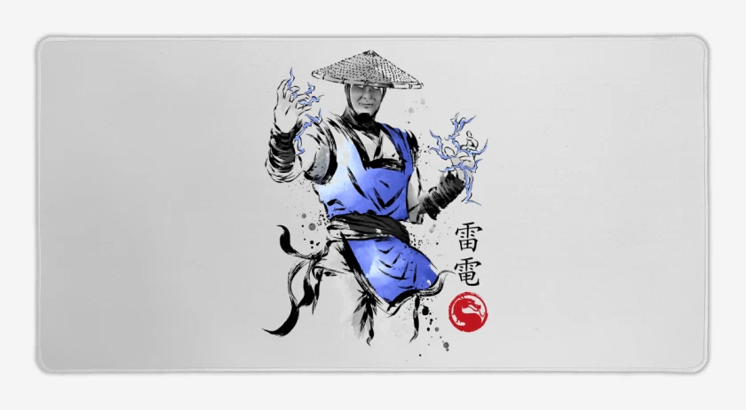 Mouse pad Gamer Blanco de Thunder God