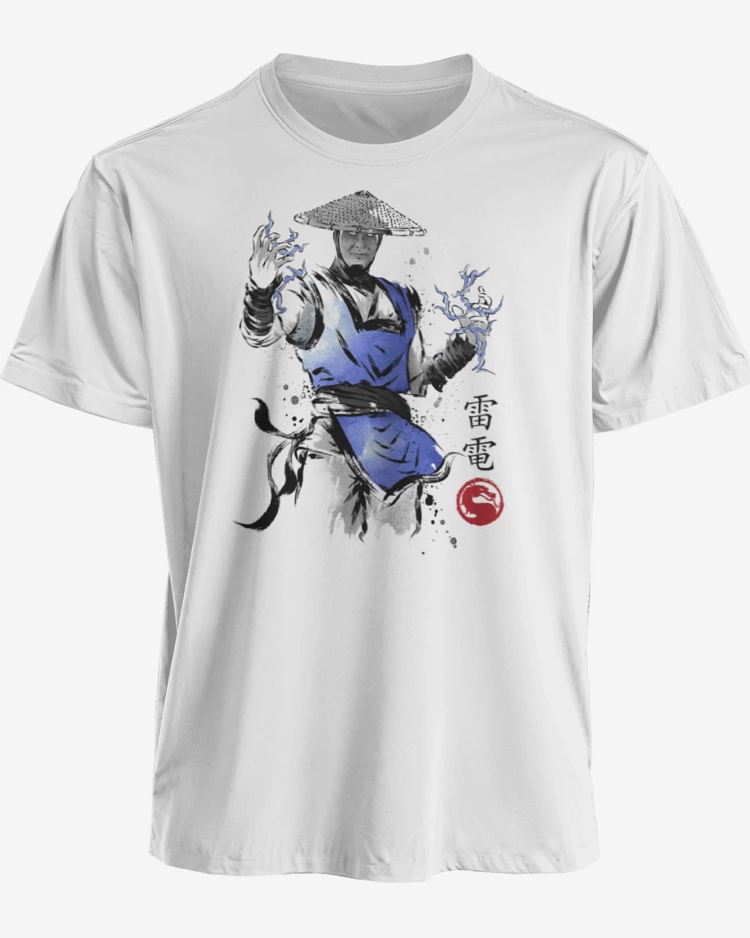 Polera premium Blanco de Thunder God