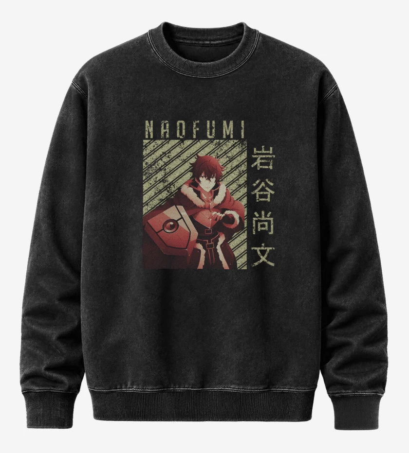 Poleron Polo Acid Wash Negro de Naofumi