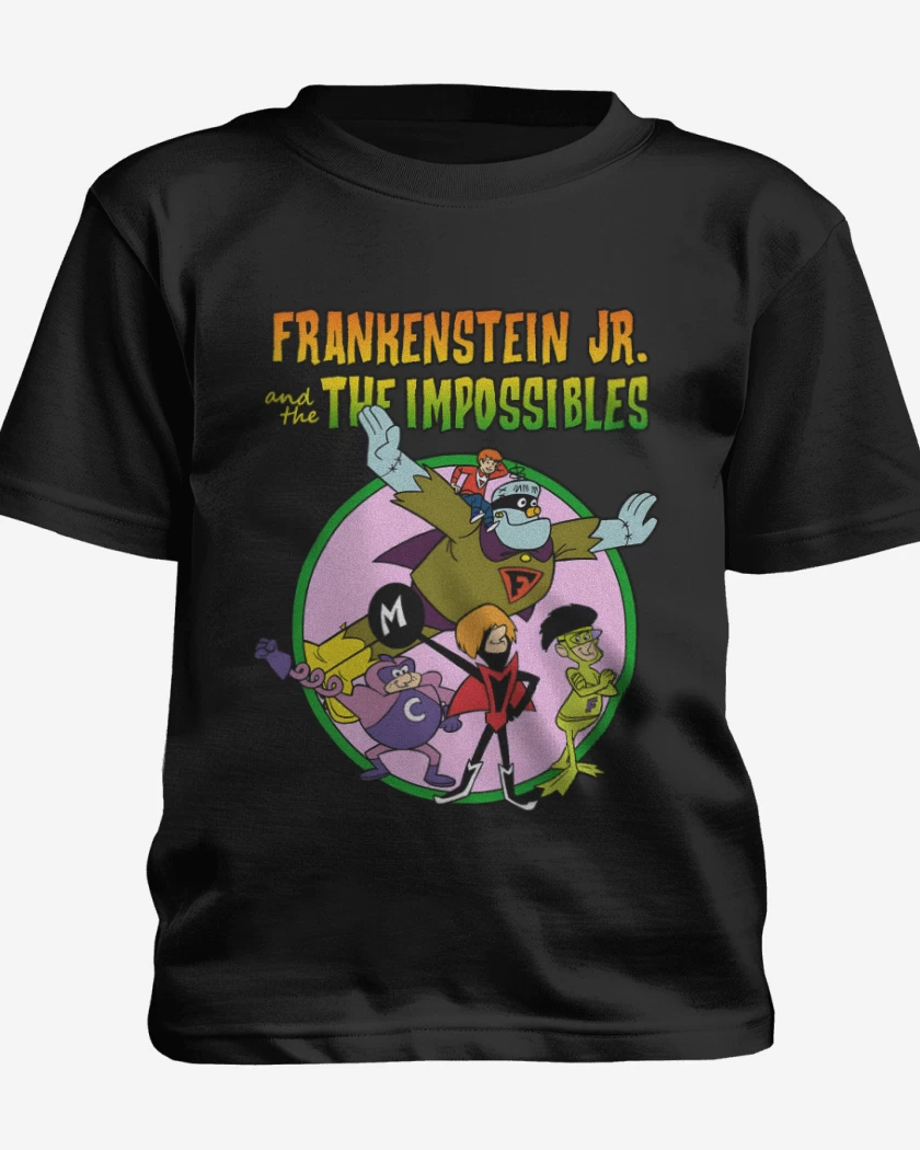 Polera de niño Negro de Los Imposibles