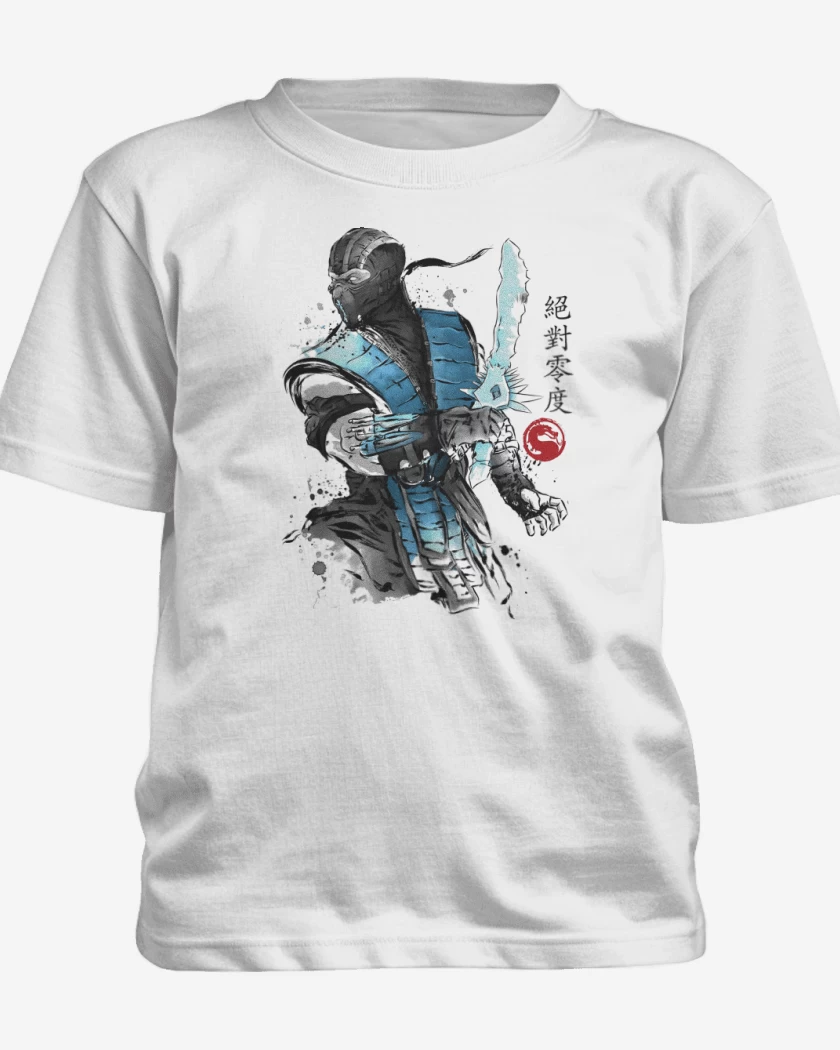 Polera de niño Blanco de Guerrero de Hielo