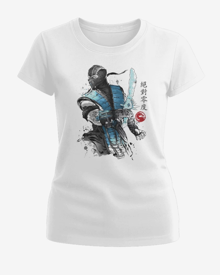 Polera de Mujer Blanco de Guerrero de Hielo