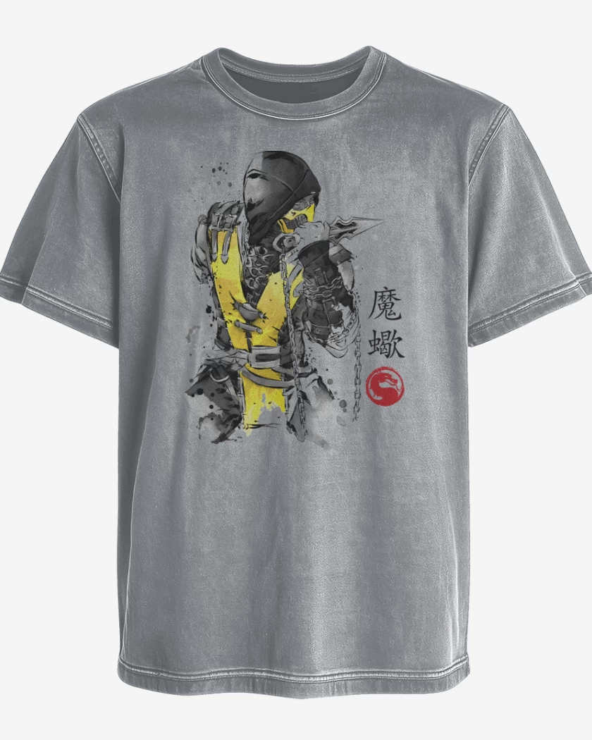 Polera desgastada Guerrero de Fuego
