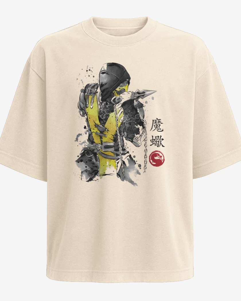 Polera Oversize Guerrero de Fuego