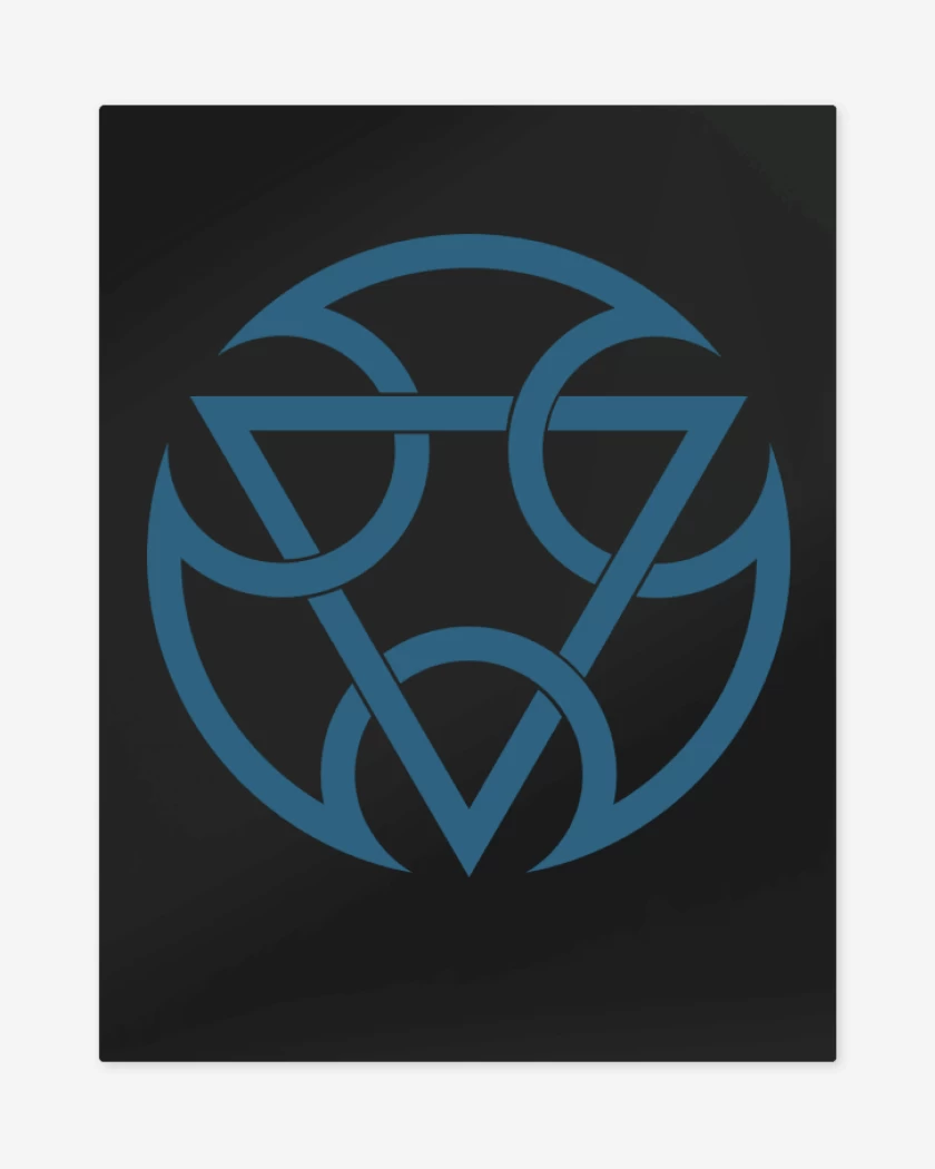 Print metalico Negro de Lin Kuei Clan