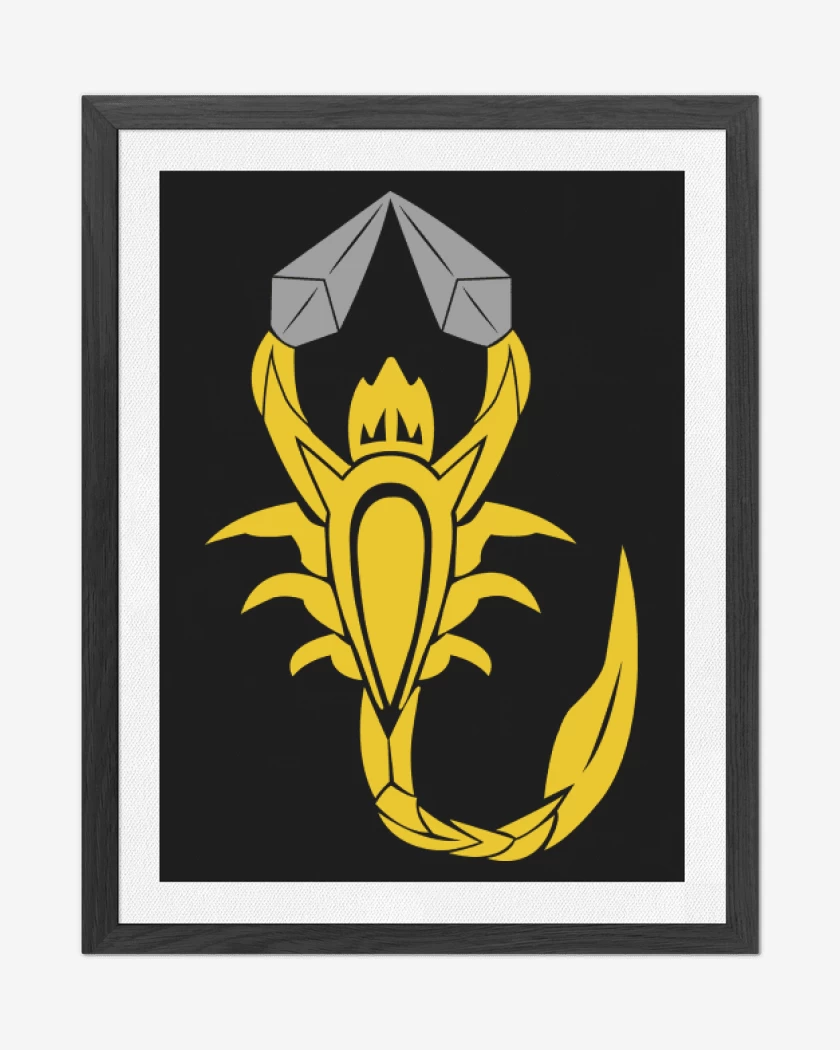 Cuadro decorativo Negro de Shirai Ryu Clan