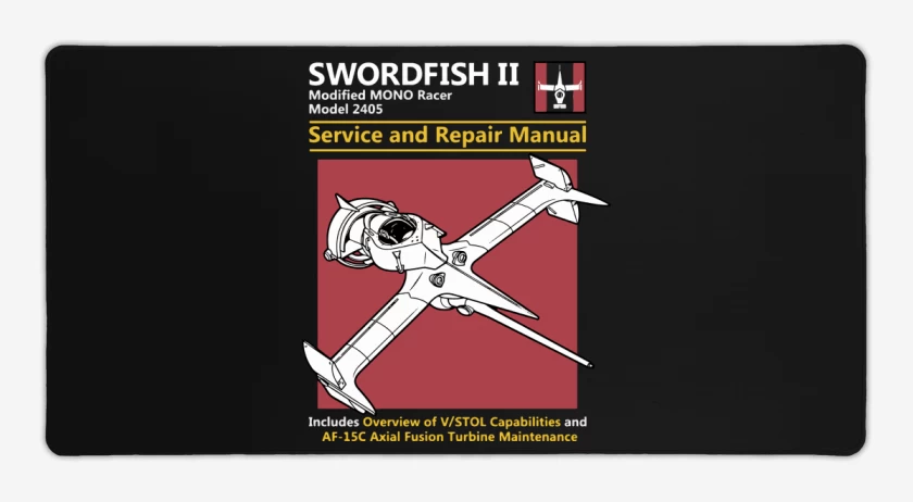 Mouse pad Gamer Negro de Swordfish II