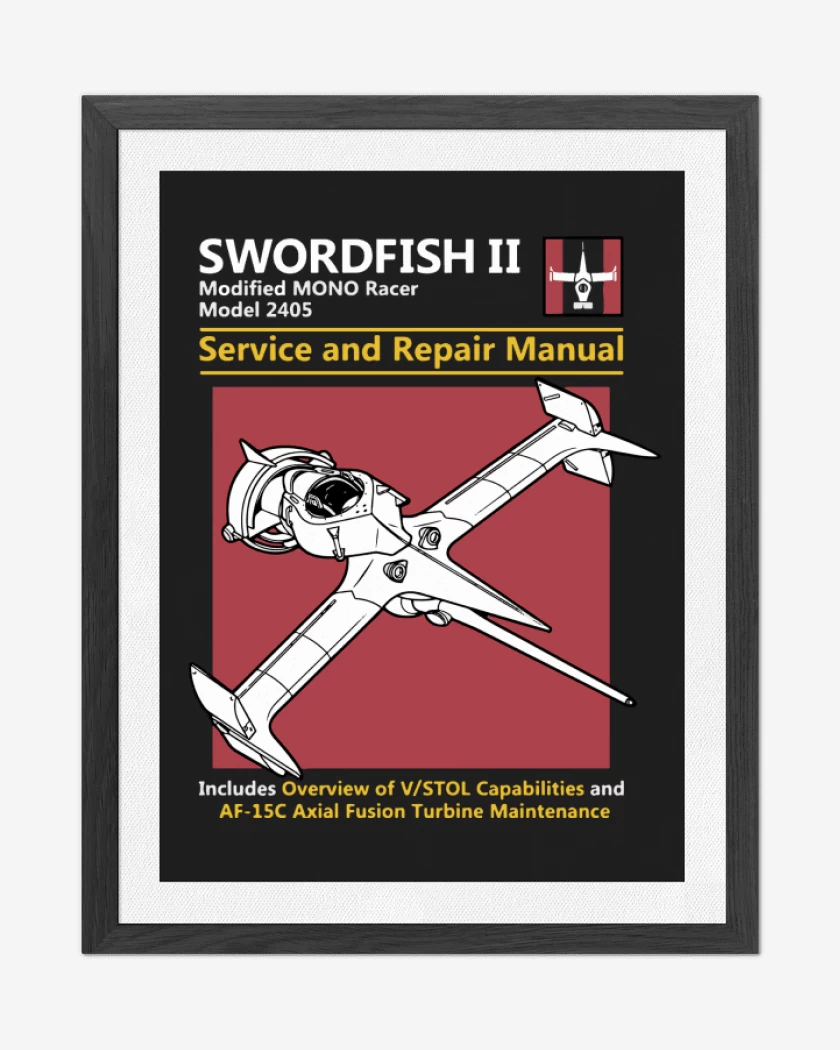 Cuadro decorativo Negro de Swordfish II