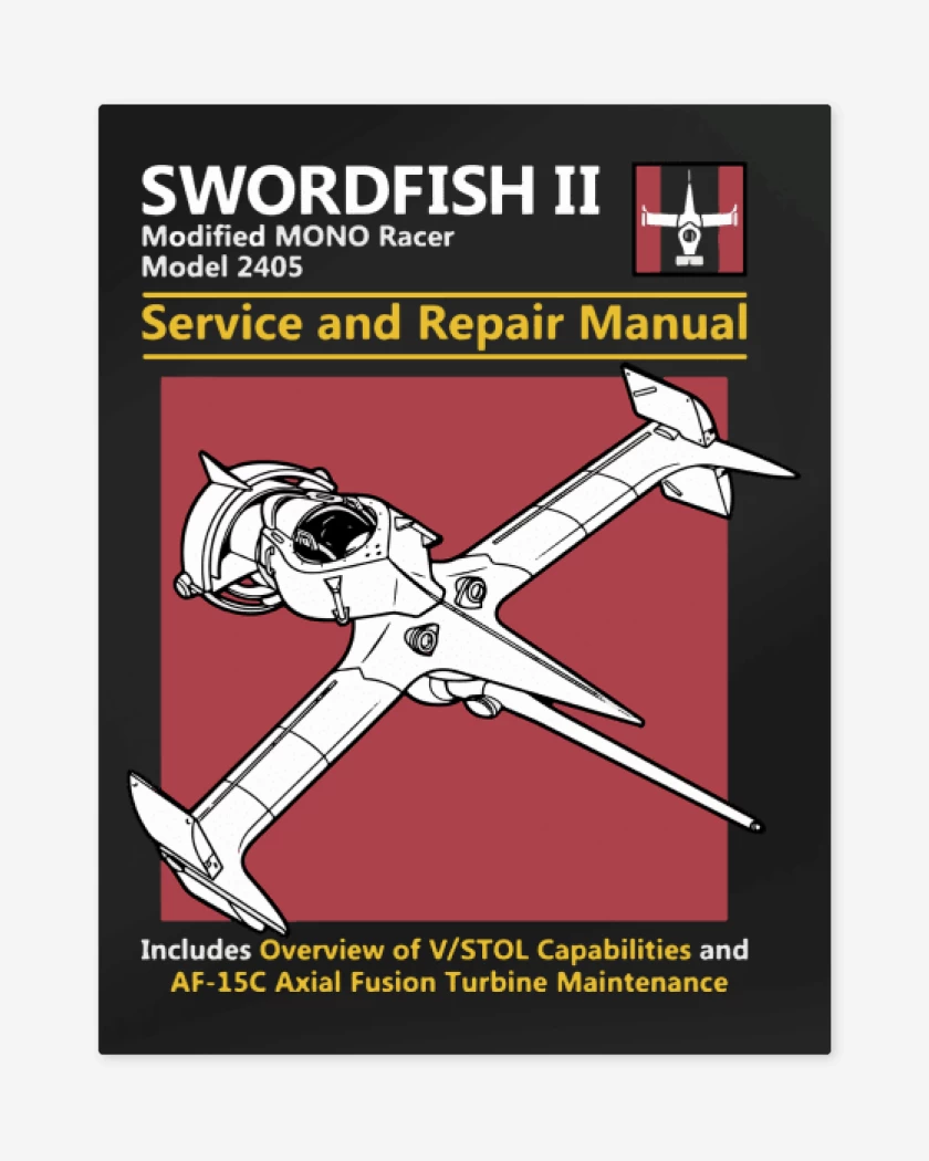Print metalico Negro de Swordfish II