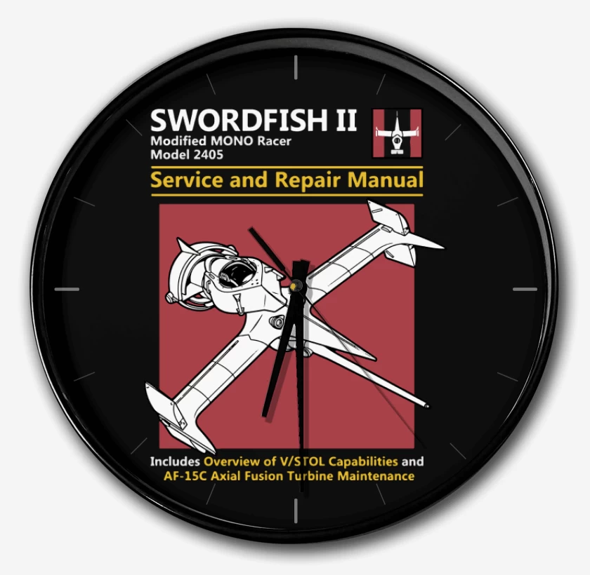 Reloj Negro de Swordfish II