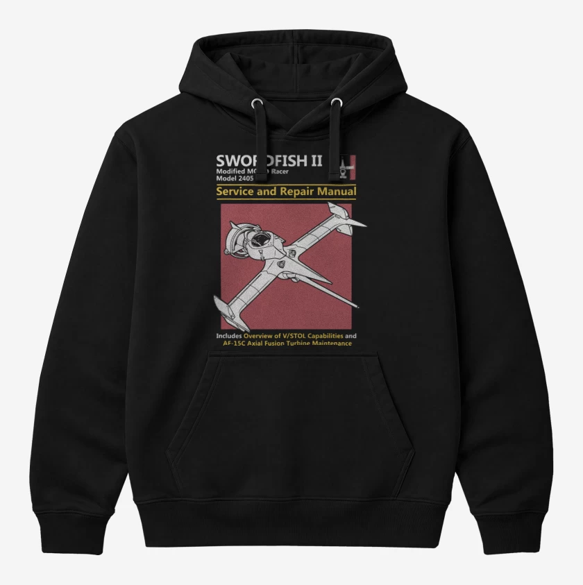 Polerón Canguro Negro de Swordfish II