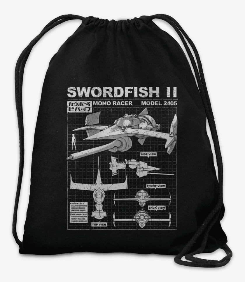 Mochila Negro de Swordfish II Modelo 2405