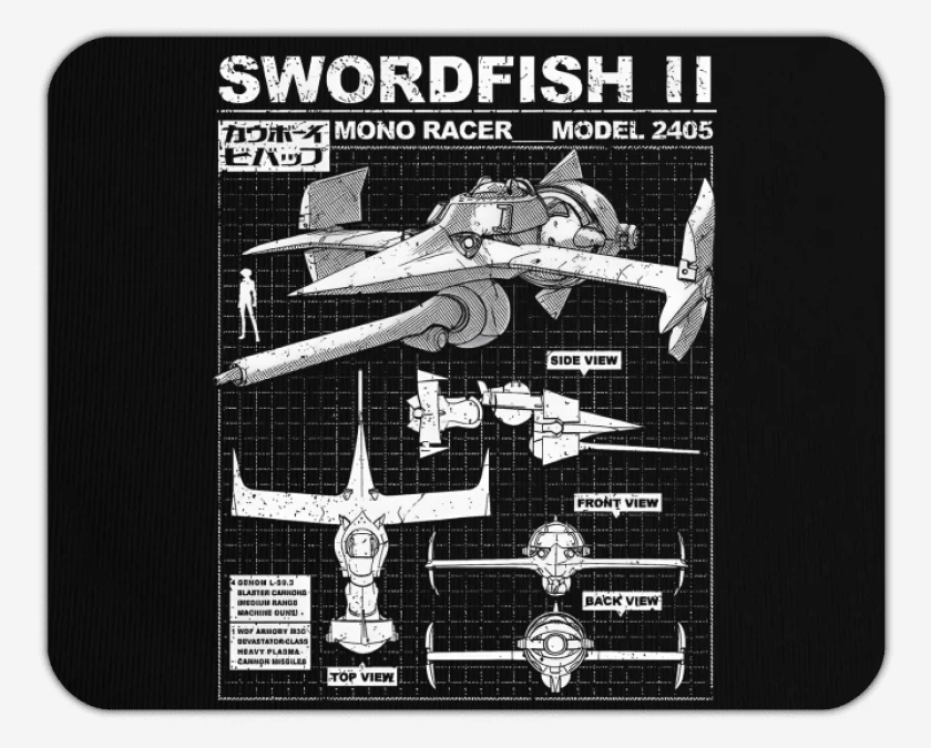 Mousepad Swordfish II Modelo 2405