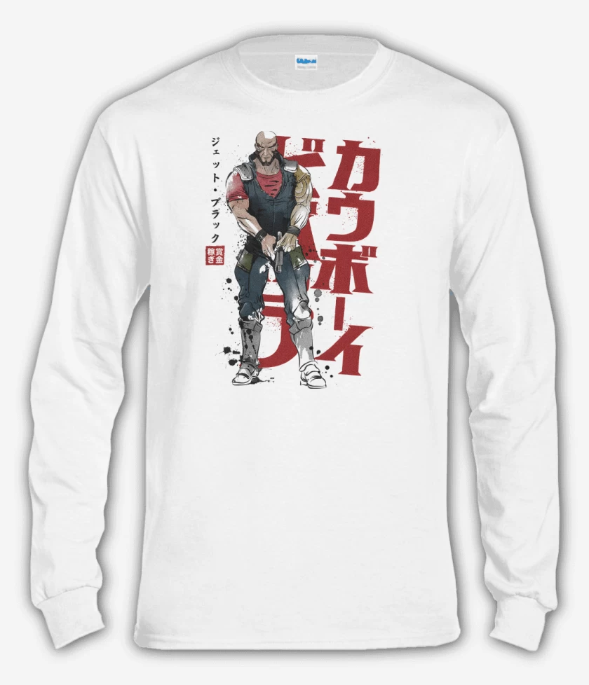 Polera manga larga Blanco de Black