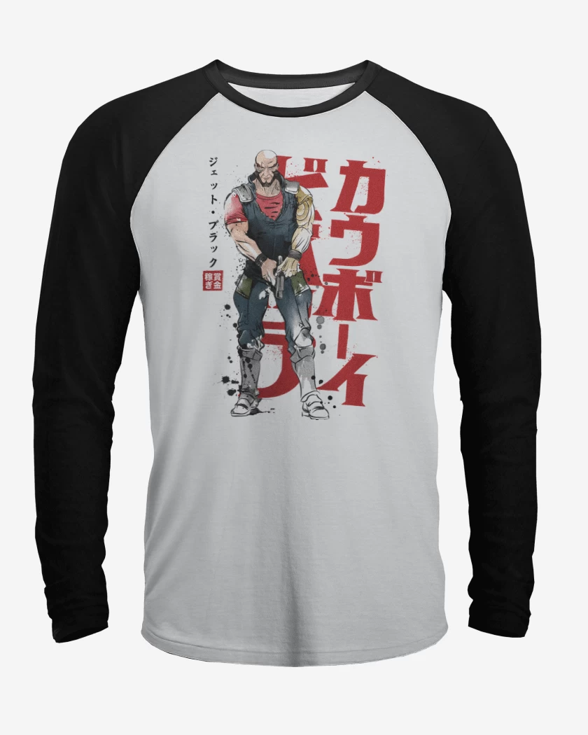 Polera Raglan Black