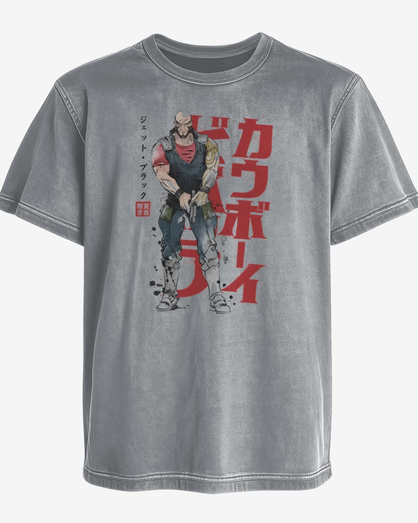 Polera desgastada Black