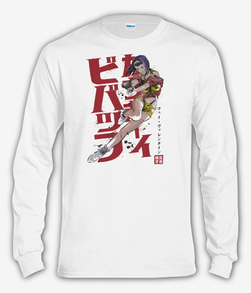 Polera manga larga Blanco de Valentine