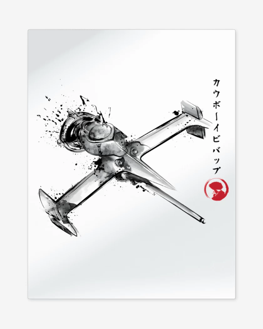 Print metalico Blanco de Spiegel Swordfish