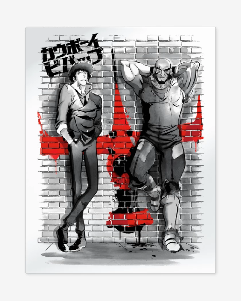 Print metalico Blanco de Bounty Hunters