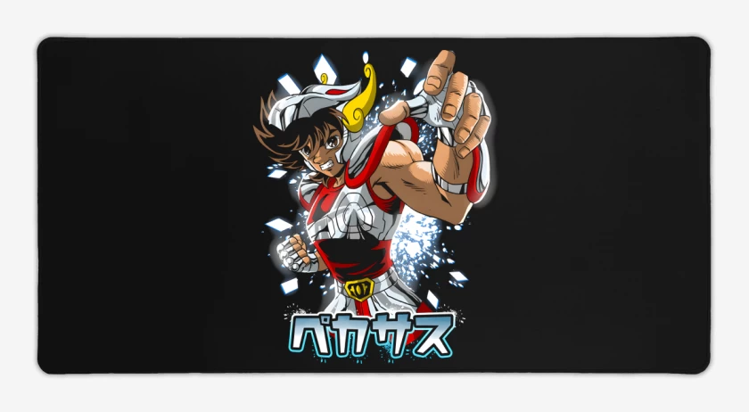 Mouse pad Gamer Negro de Santo Legendario