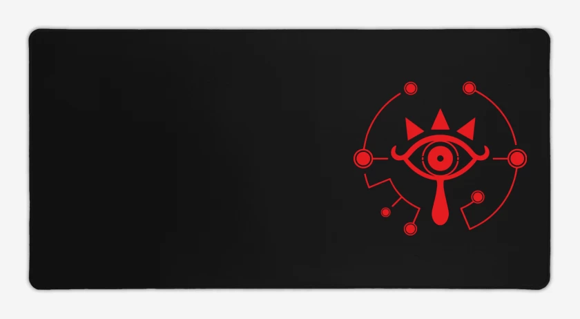 Mouse pad Gamer Negro de Sheikah eye