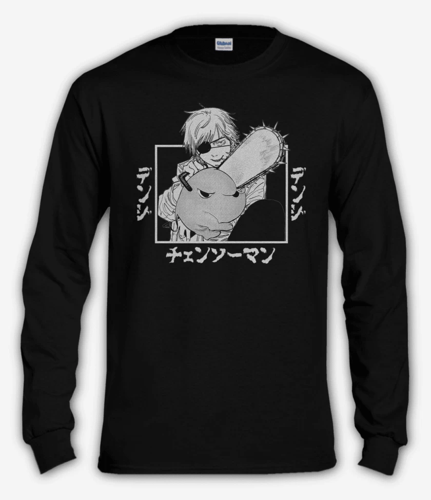 Polera manga larga Denji Pochita