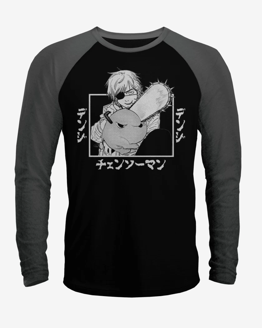 Polera Raglan Denji Pochita