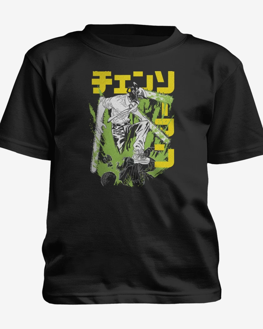 Polera de niño Negro de El Motosierra