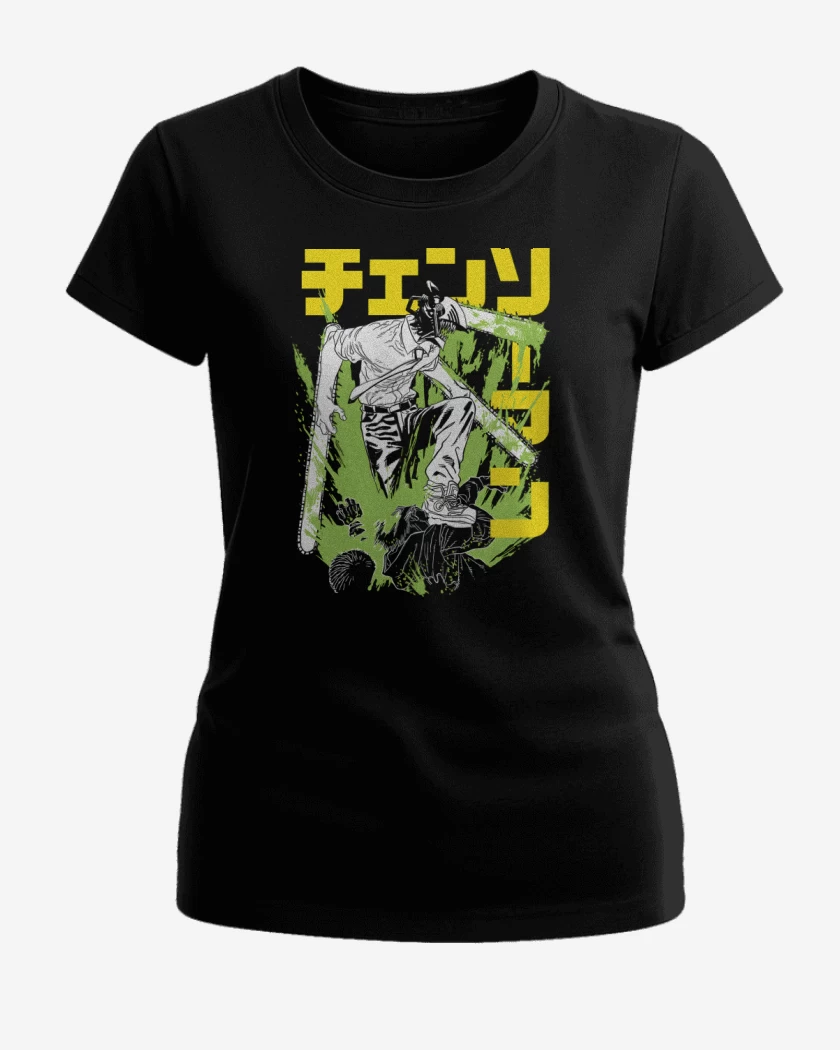 Polera de Mujer Negro de El Motosierra