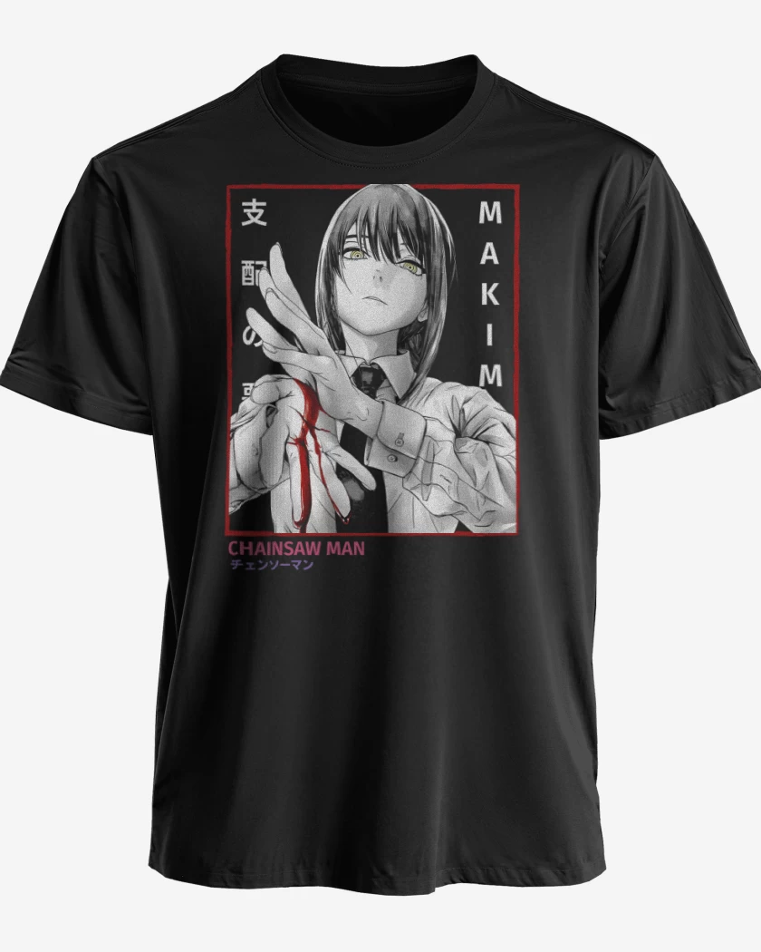 Polera premium Negro de Makima Control