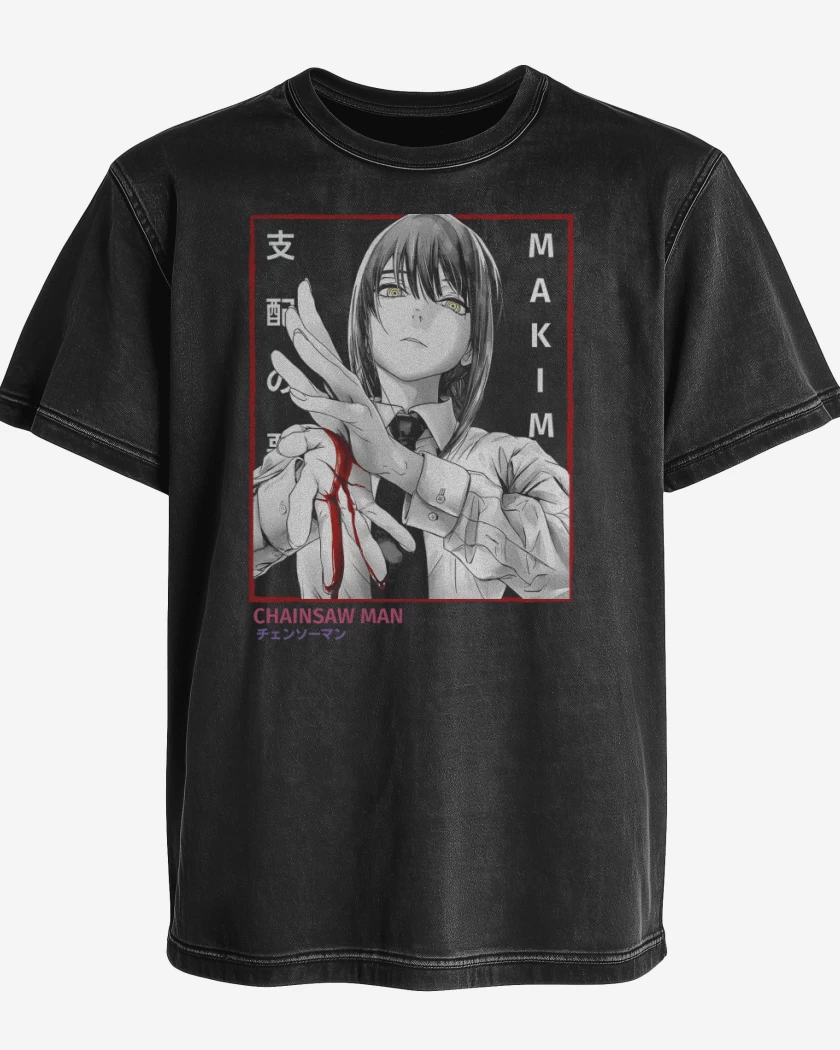 Polera desgastada Makima Control