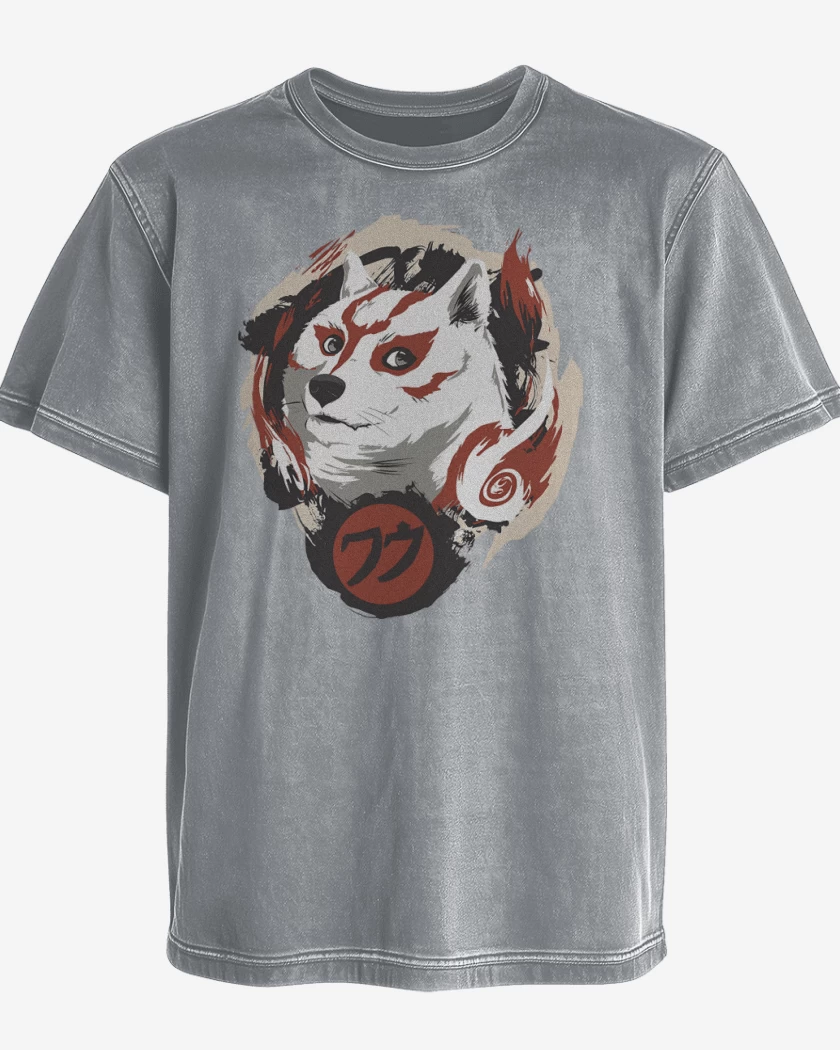 Polera desgastada Doge Amaterasu