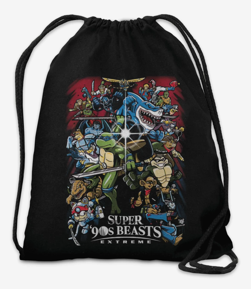 Mochila Negro de Super 90s beasts