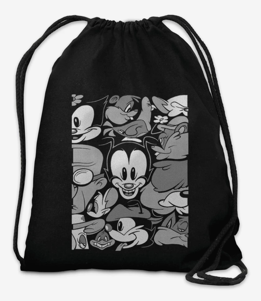 Mochila Negro de Animaniacs B&W 