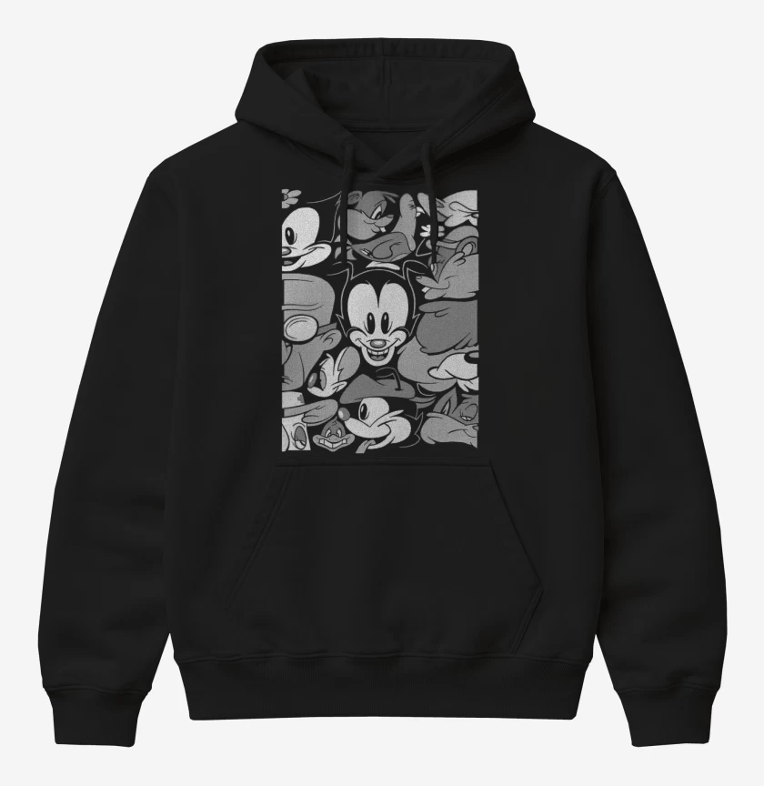 Poleron Canguro básico Animaniacs B&W 