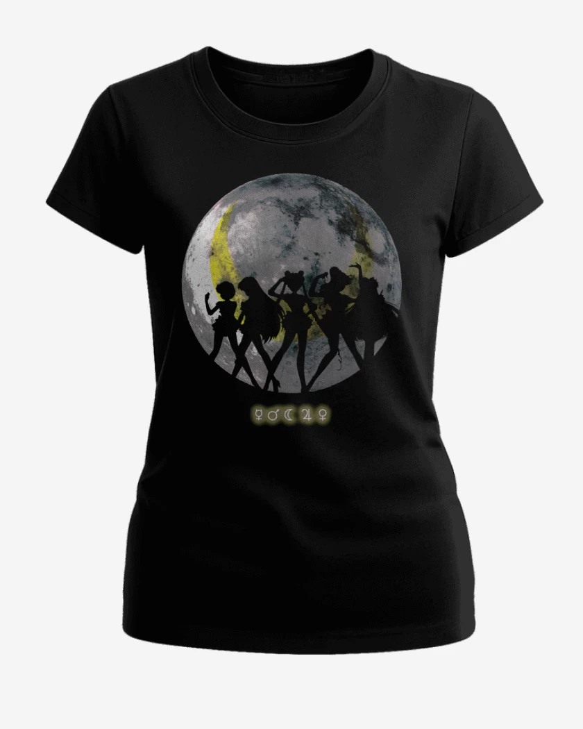 Polera de Mujer Negro de Moon Sailor