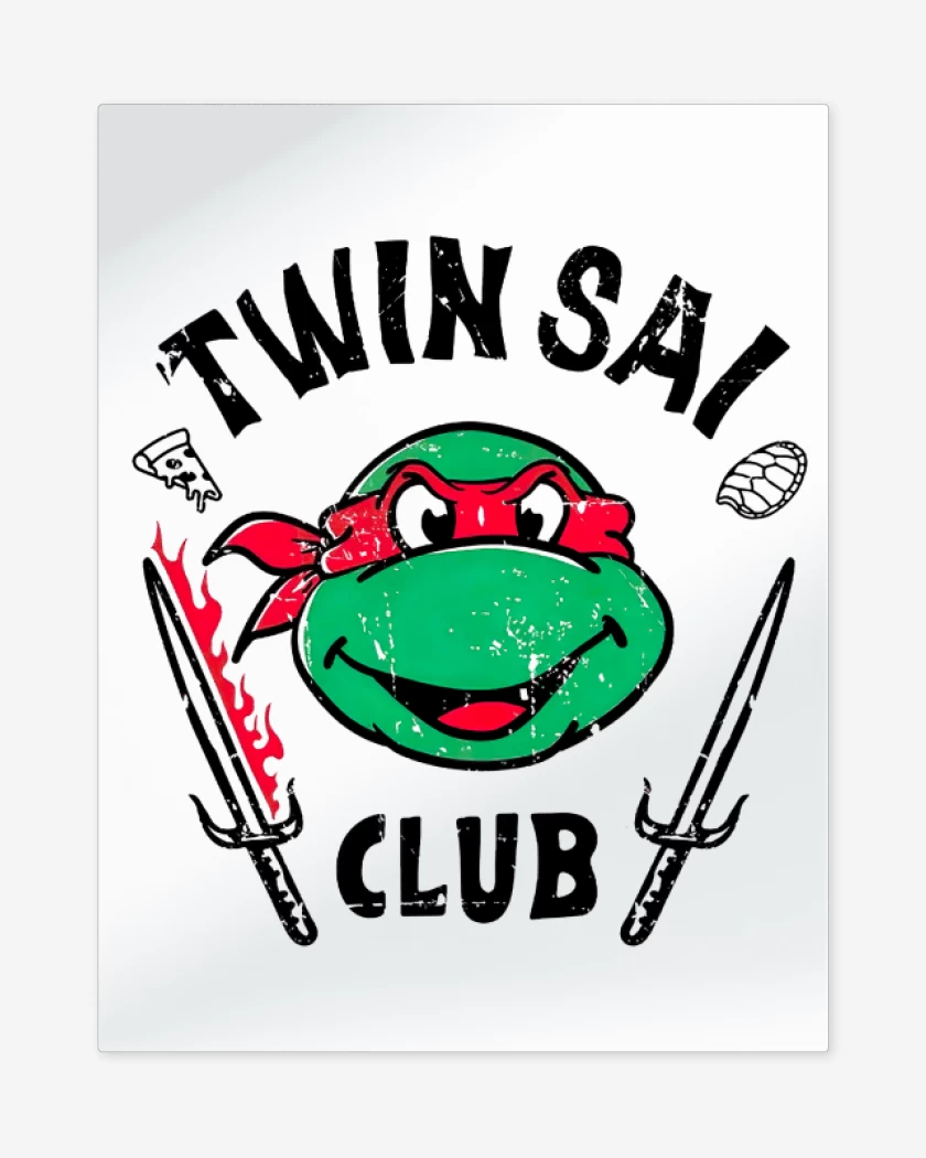 Print metalico Twin sai club