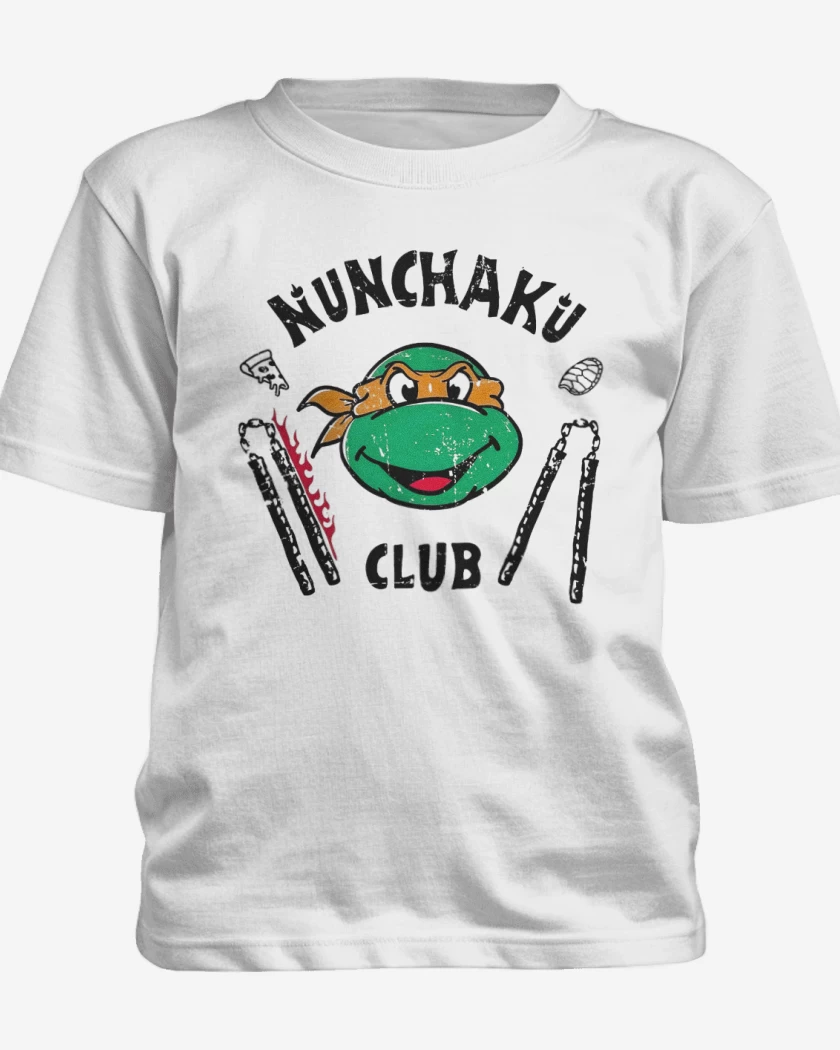 Polera de niño Blanco de Nunchaku club
