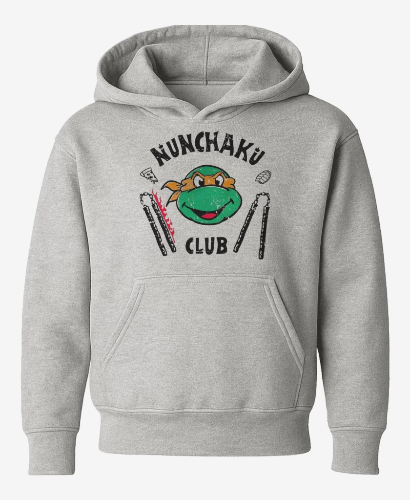 Poleron de niño Gris Melange de Nunchaku club
