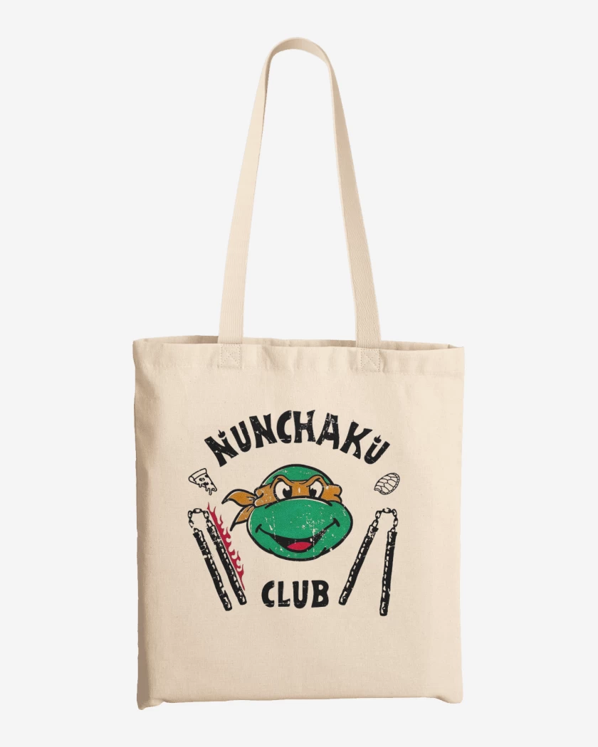 Totebag Blanco de Nunchaku club