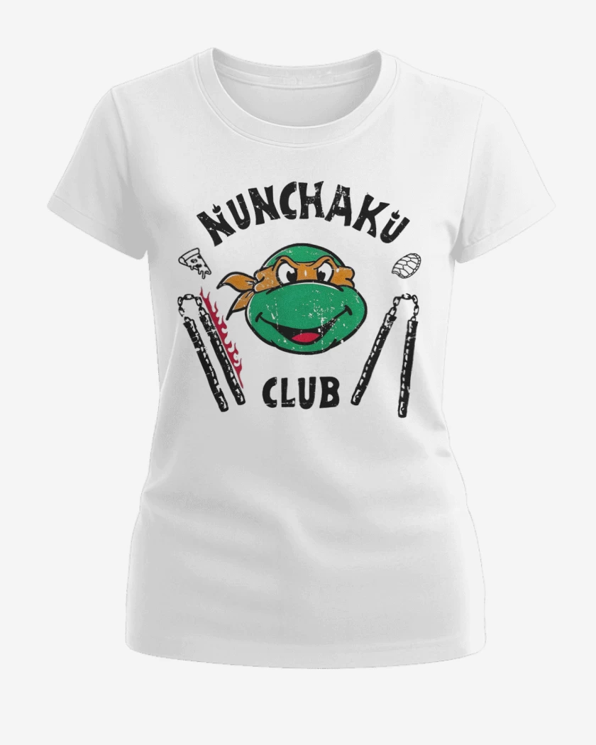 Polera de Mujer Blanco de Nunchaku club